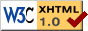 Valid XHTML 1.0!